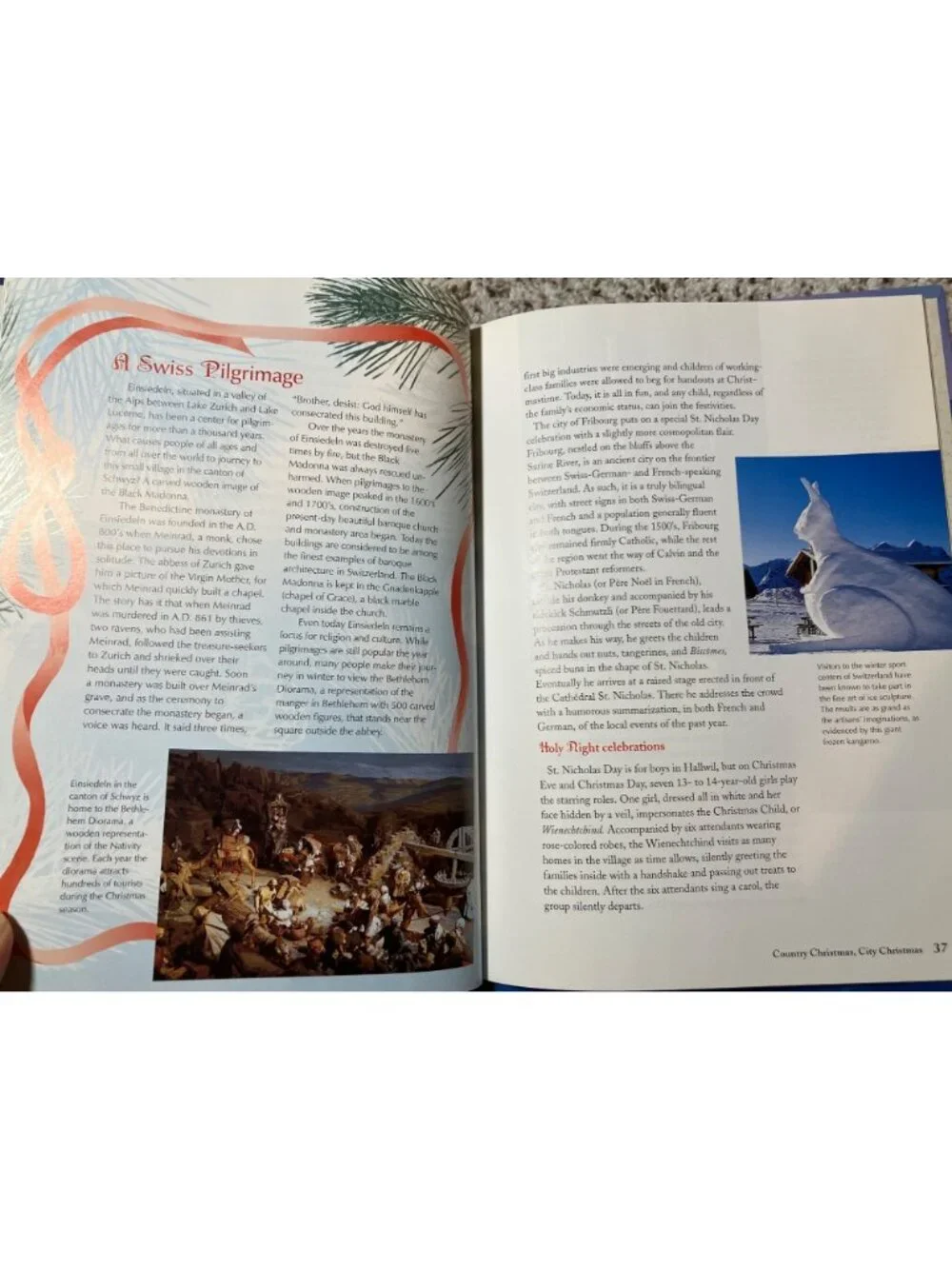 Christmas in Switzerland Christmas Around the World Hardcover Book